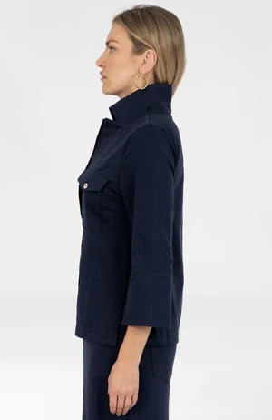 Navy Gretchen Scott Weekender jacket product detail