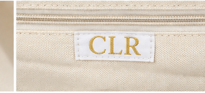 CLR I Speak Fluent Fashion Canvas Fringe Tote Bag – Black or Navy