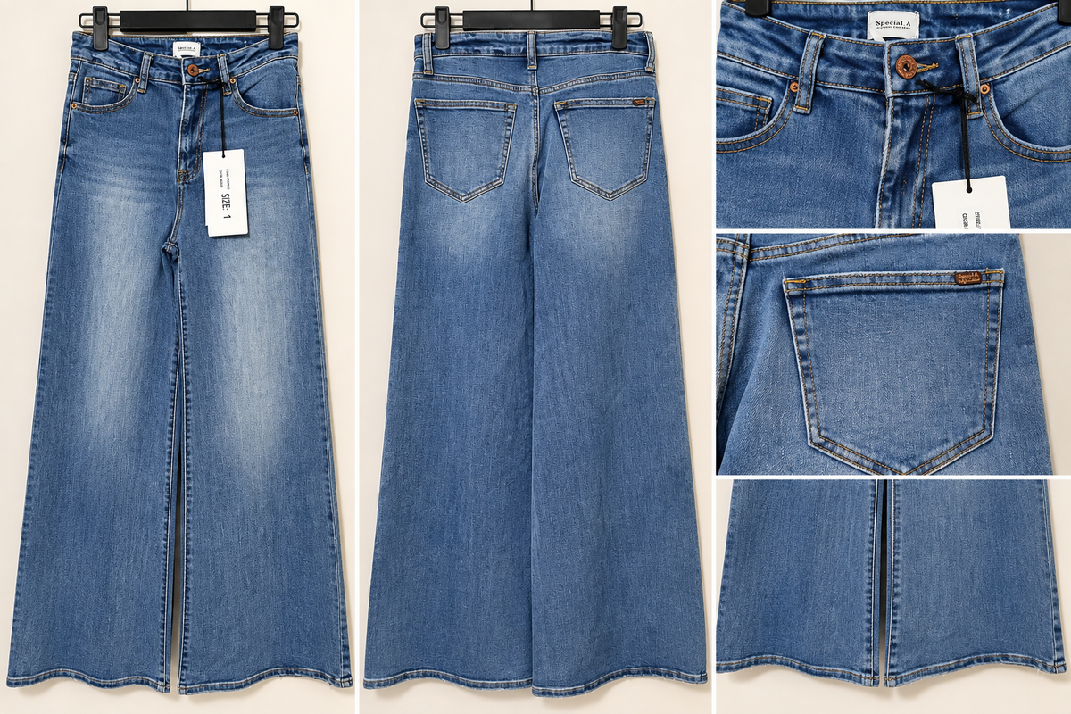 Actual Special A P7037M-SA jeans front back and close-up details